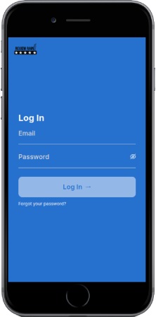 ReviewRain op de smartphone